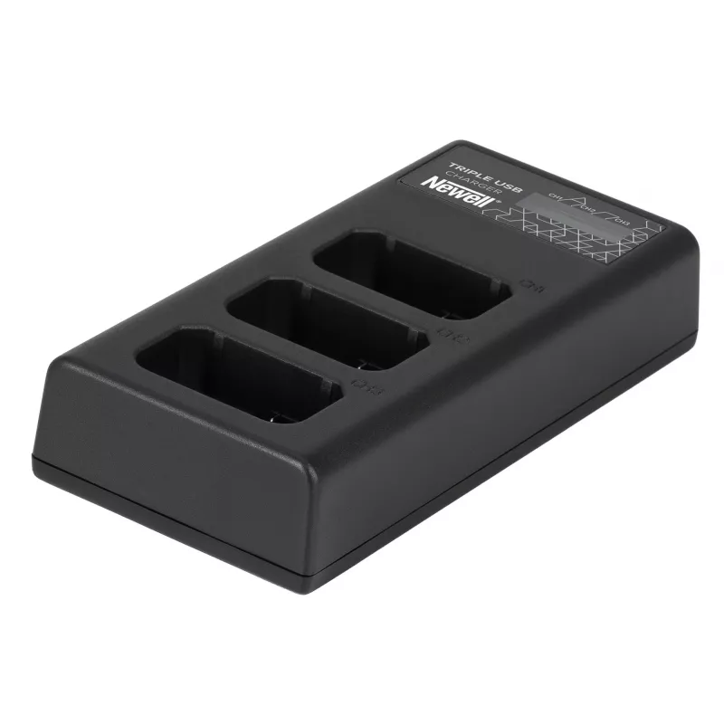 Cargador de batería de triple canal Newell CD-USB-C para Sony NP-FW50