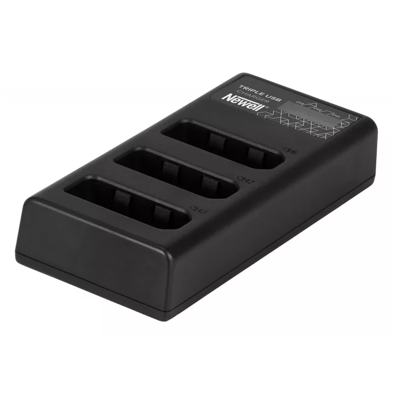 Cargador de batería de 3 canales Newell CD-USB-C para Nikon EN-EL14