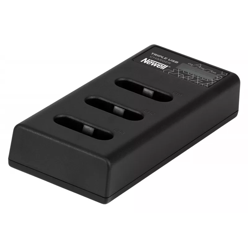 Cargador de batería de triple canal Newell CD-USB-C para baterías Sony NP-BX1