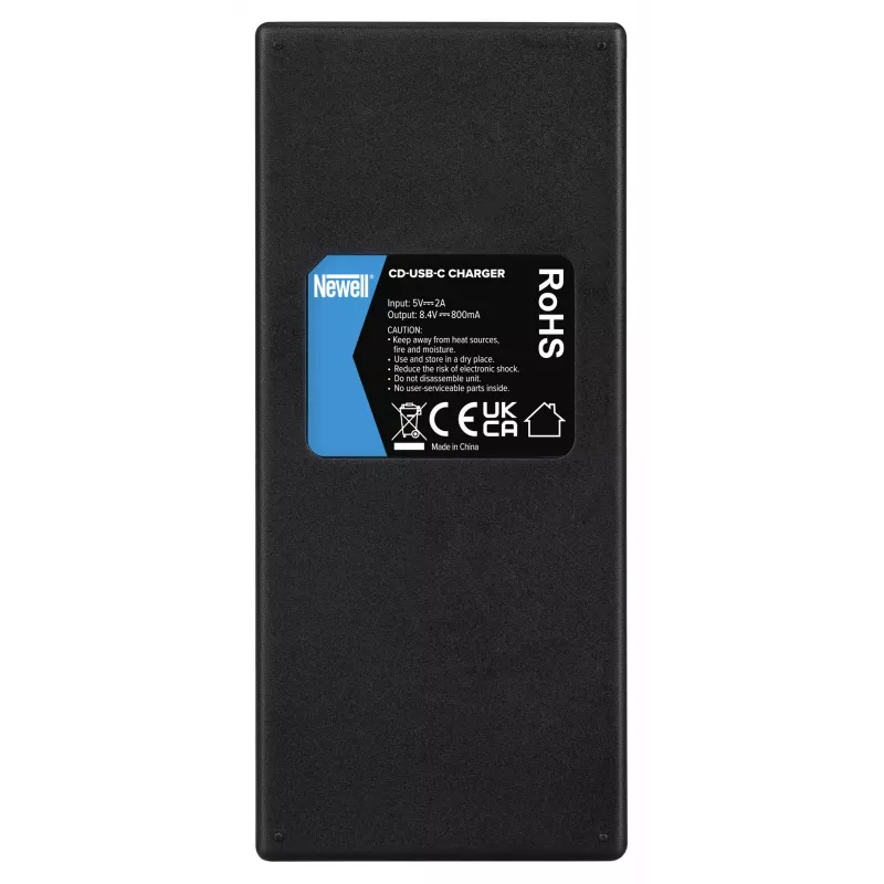 Cargador de triple canal Newell CD-USB-C para baterías Canon LP-E6