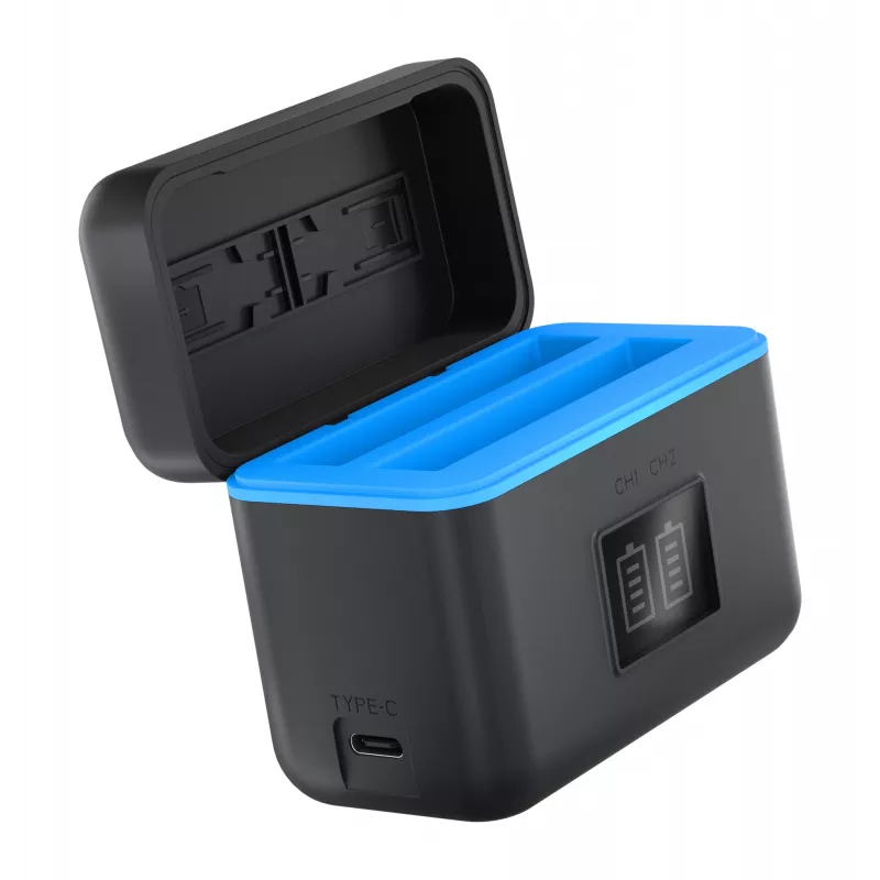 Cargador de batería de doble canal Newell STD-USB para Insta360 X4 CINSBBMA