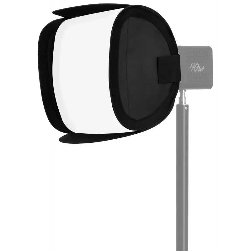 Softbox cuadrada de 25 cm Newell con montura Mini Bowens para lámpara Tara