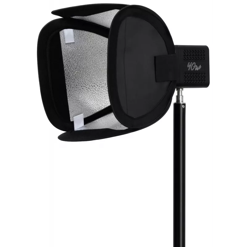 Softbox cuadrada de 25 cm Newell con montura Mini Bowens para lámpara Tara