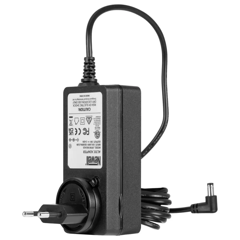 Adaptador de corriente AC Newell 19V 3.42A 65W con conector de barril DC 5.5/2.1mm