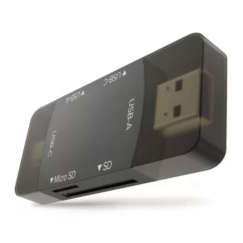 Hub USB 3.0 4 en 1 OTG Newell Negro