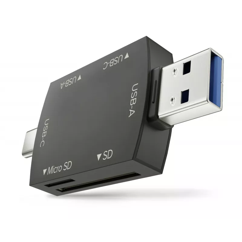 Hub USB 3.0 4 en 1 OTG Newell Negro