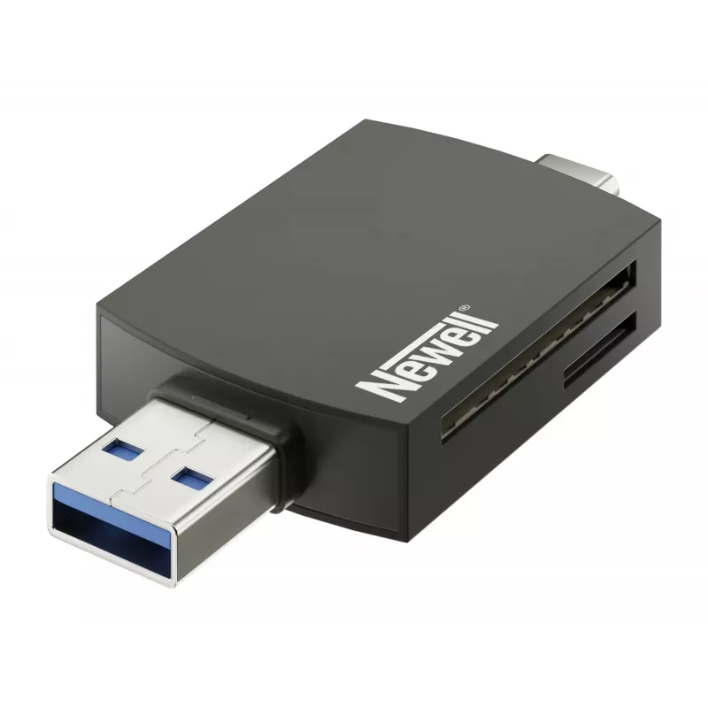 Hub USB 3.0 4 en 1 OTG Newell Negro