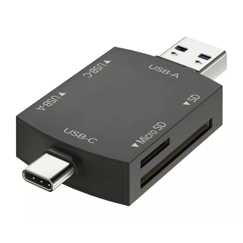 Hub USB 3.0 4 en 1 OTG Newell Negro