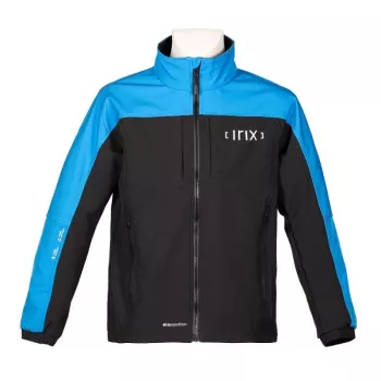 IRIX Expedition Chaqueta hombre XL – Chaqueta outdoor negra repelente al agua con capucha ajustable