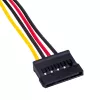 Akyga AK-CA-17 cable adaptador de alimentación Molex a SATA, 15 cm