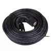 Akyga AK-AV-09 cable VGA D-Sub 15 pines, conector macho a conector macho, 2 núcleos de ferrita, 15 m, negro