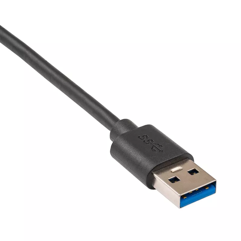 Akyga AK-AD-33 hub USB 3.0 activo, 4 puertos con interruptores individuales, 15 cm, negro