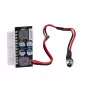 Akyga AK-CA-38 adaptador de fuente de alimentación PICO-PSU DC/ATX, 120 W, entrada 12 V DC, ATX 24 pines, P4, SATA, Molex