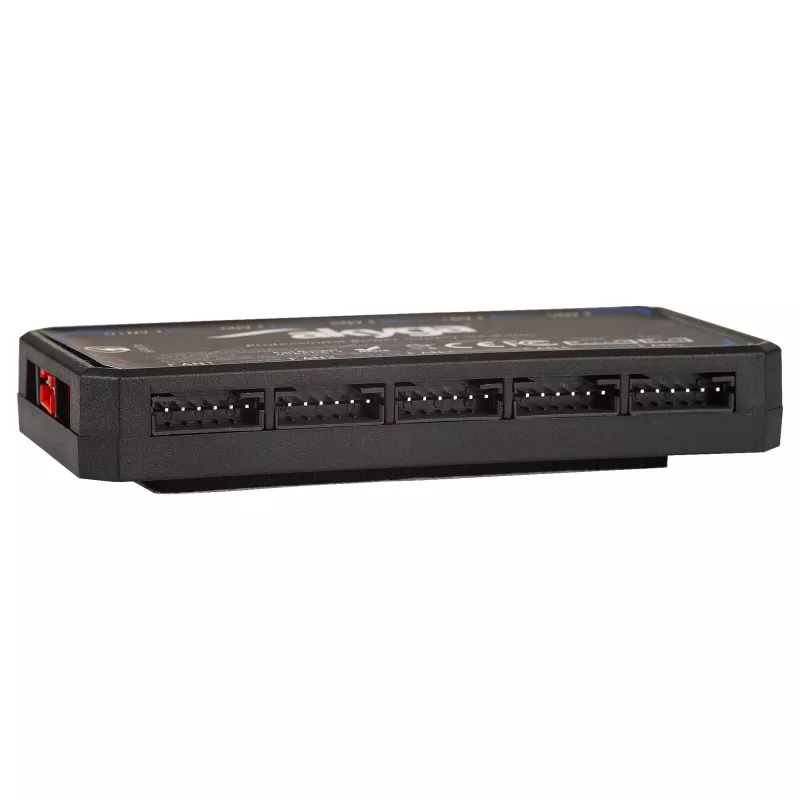Akyga AK-CA-73 controlador de ventiladores RGB con mando a distancia, 12 conexiones (10 ventiladores + 2 tiras LED), alimentación Molex