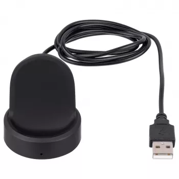 Akyga AK-SW-10 Base de carga para Samsung Galaxy Watch 42/46 mm, Gear S2 / S3, cable Micro-USB a USB 1 m