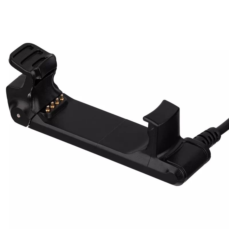 Akyga AK-SW-19 Cable de carga USB con clip para Garmin Forerunner 220, 1 m, negro
