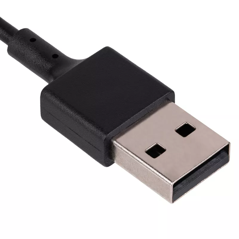 Akyga AK-SW-23 Cable de carga USB magnético para Fitbit Ionic, 1 m, negro