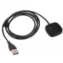 Akyga AK-SW-27 Cable de carga USB magnético para Fitbit Versa 3 / Sense, 1 m, negro