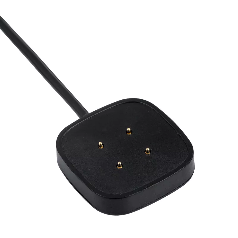 Akyga AK-SW-27 Cable de carga USB magnético para Fitbit Versa 3 / Sense, 1 m, negro