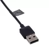 Akyga AK-SW-30 Cable de carga magnético para Amazfit Cor A1702, USB-A, 1 m, negro