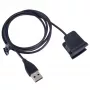 Akyga AK-SW-35 Cable de carga para Fitbit Alta HR, USB-A, 1 m, negro