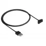 Akyga AK-SW-39 Cable de carga magnético para Ticwatch Pro 3 GPS / E3, USB-A, 1 m, negro