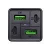 Akyga Charge Brick AK-CH-17 Cargador USB 65 W, 2 x USB-C PD + 2 x USB-A QC 4+, negro