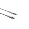 Akyga AK-USB-40 Cable USB-C a USB-C, USB 2.0, 60 W, 1 m, blanco