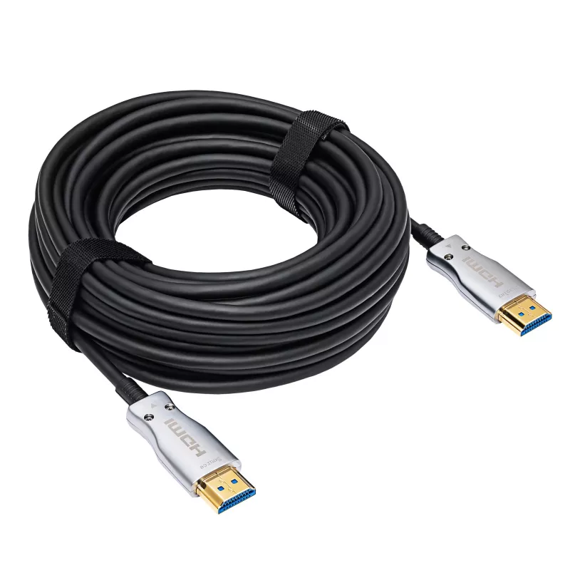Akyga AK-HD-100L Cable de fibra óptica activo HDMI 2.1 (AOC), 48 Gbit/s, 8K@60Hz / 4K@120Hz, 10 m