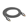 Akyga AK-HD-15S Cable HDMI 2.1, apantallado, cobre, trenzado, 48 Gbit/s, 8K@60Hz / 4K@120Hz, 1,5 m