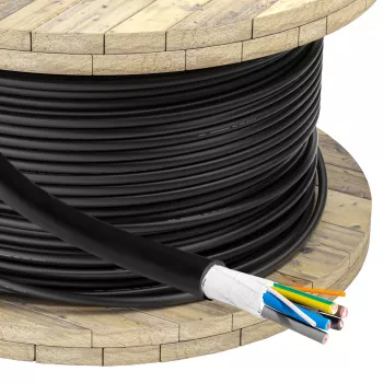 Akyga AK-SC-E12 Cable de carga EV 5 x 6 mm² + 2 x 0,75 mm², trifásico, 32 A, 450/750 V, por metros