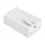 Akyga AK-CH-25 Cargador USB de sobremesa GaN 140 W, 3 x USB-C PD + USB-A, blanco