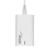 Akyga AK-CH-25 Cargador USB de sobremesa GaN 140 W, 3 x USB-C PD + USB-A, blanco