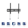 Akyga AK-MB-07 soporte de pared inclinable para TV, 37-70 pulgadas, 60 kg, VESA 600x400, negro