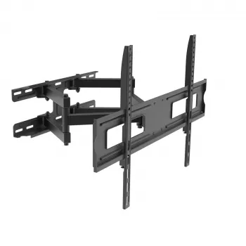 Akyga AK-MB-10 soporte de pared orientable para TV, 37-70 pulgadas, 50 kg, VESA 600x400, giro ±45°, inclinación ±20°, negro