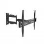 Akyga AK-MB-11 soporte de pared orientable para TV, 37-75 pulgadas, 40 kg, VESA 600x400, giro ±90°, negro