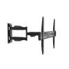 Akyga AK-MB-11 soporte de pared orientable para TV, 37-75 pulgadas, 40 kg, VESA 600x400, giro ±90°, negro