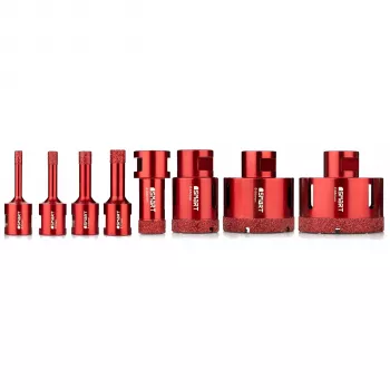 SMART365 set de coronas diamantadas 9 piezas 6-68 mm M14 para gres porcelánico