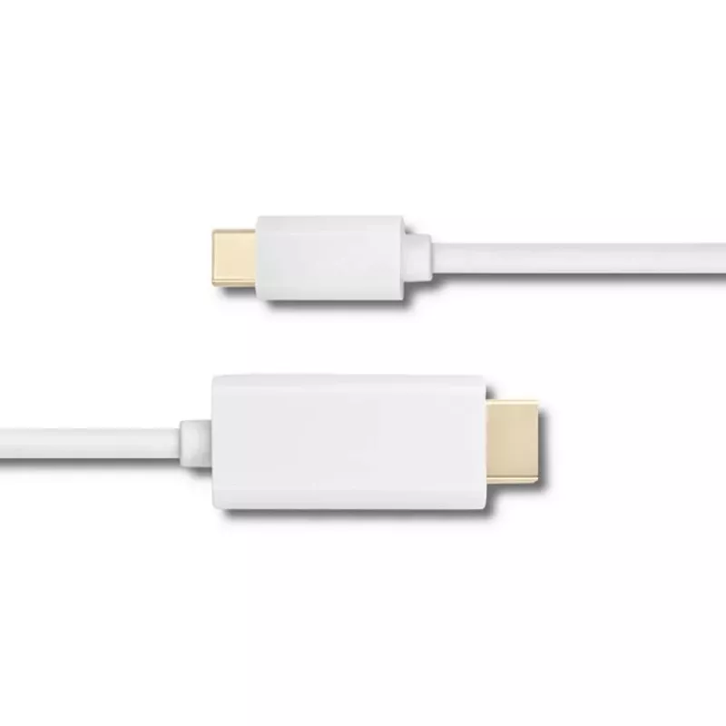 Qoltec cable adaptador USB 3.1 Type-C macho a HDMI Type A macho, 4K, Alternate Mode, 1 m, negro