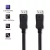 Qoltec Cable DisplayPort 1.4 Macho a Macho 3m 8K Negro