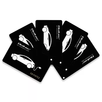 Qoltec tarjetas de proximidad RFID para estación de carga de vehículos eléctricos - paquete de 5 | Hotel, aparcamiento