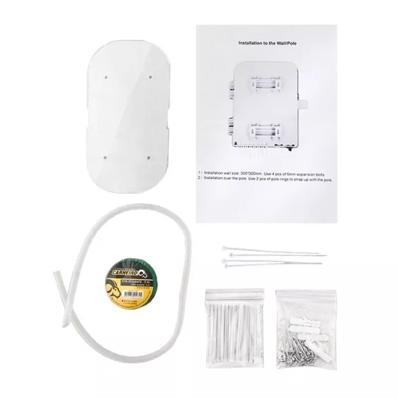 Qoltec Caja de distribución de fibra óptica 1x16