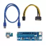 Qoltec Riser PCI-E ver. 009S USB 3.0 60cm extensor GPU Mining