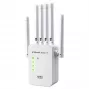 QOLTEC Amplificador de señal WiFi repetidor punto de acceso 300 Mbps
