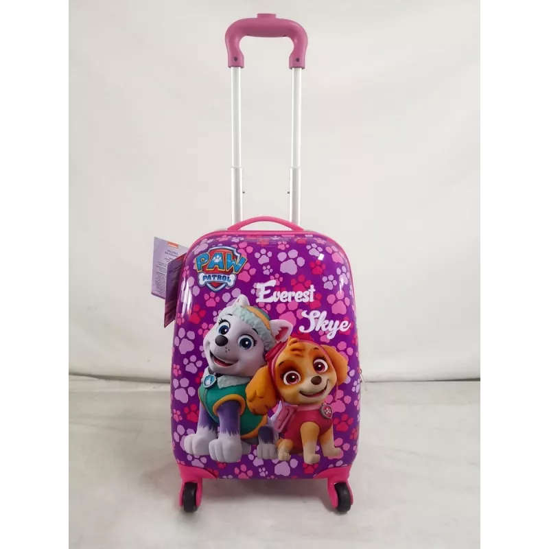 Nickelodeon Patrulla Canina on Wheels - Maleta de viaje infantil grande rosa