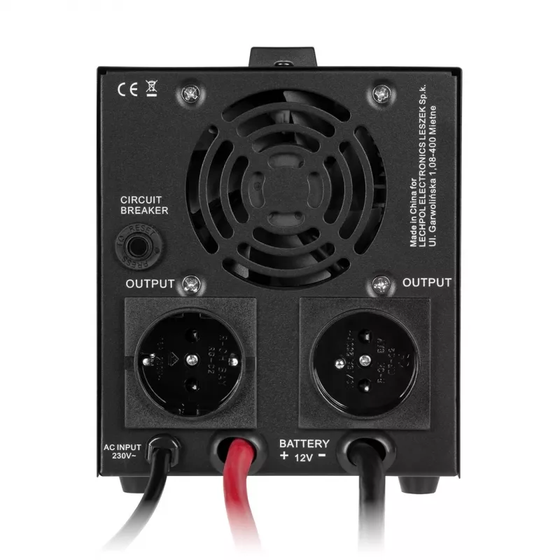 KEMOT PROsinus-500-LFP4 SAI inversor de onda senoidal pura con función de carga 12V 230V 500VA/300W