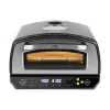 TEESA horno de pizza SUPREME ELITE 2200 W, 450°C, doble calefacción, ventana, LED, 33 cm, múltiples programas de horneado