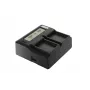 Newell cargador LCD de doble canal para baterías Canon LP-E6
