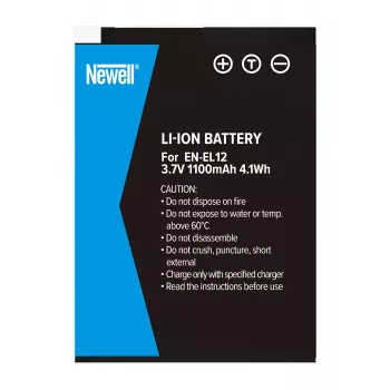 Newell batería de repuesto para Nikon EN-EL12