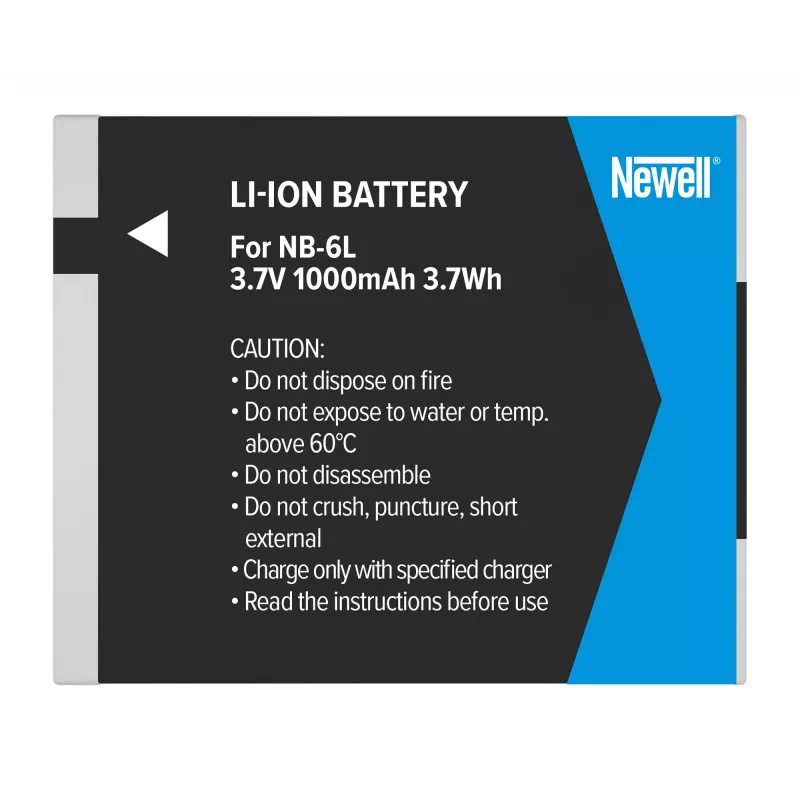 Newell batería de repuesto NB-6L para Canon